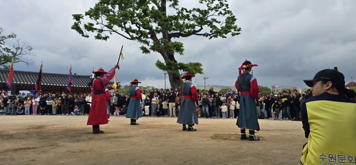 장용영 군사들의 '군례의식'