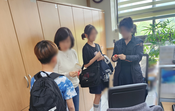 양말목을 활용한 카네이션 키링 만들기