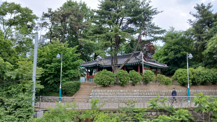 선조 순조가 쉬어간 정자인 항미정