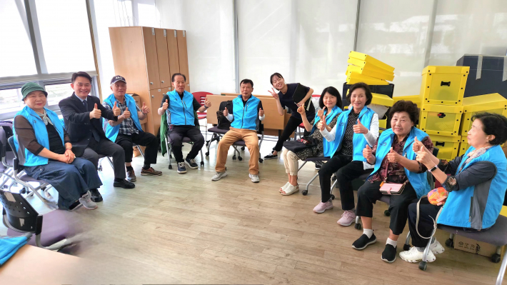 복지관 1층 아띠방에서 간담회가 진행되고 있다.