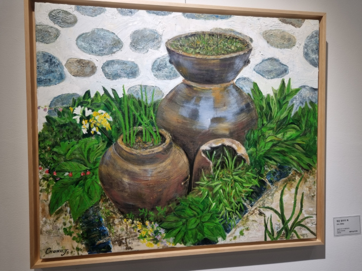 깨진 항아리 복: 전현진 작가, 유화