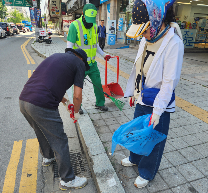 우수전 청소 실시