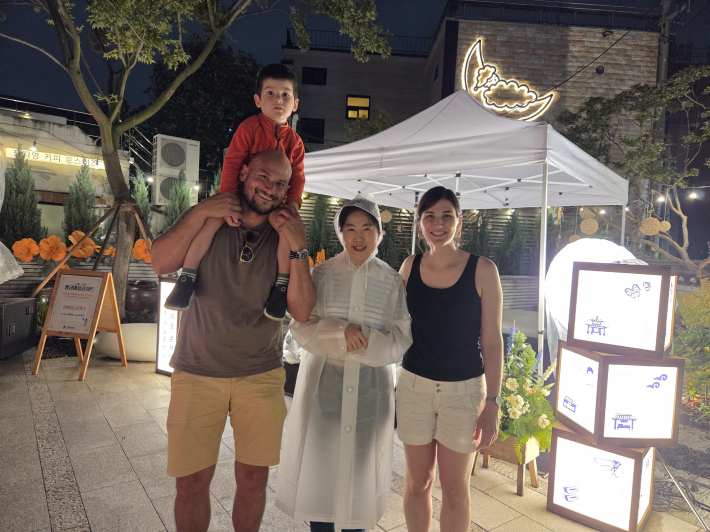 Pilipe Lima 가족과 이윤미씨