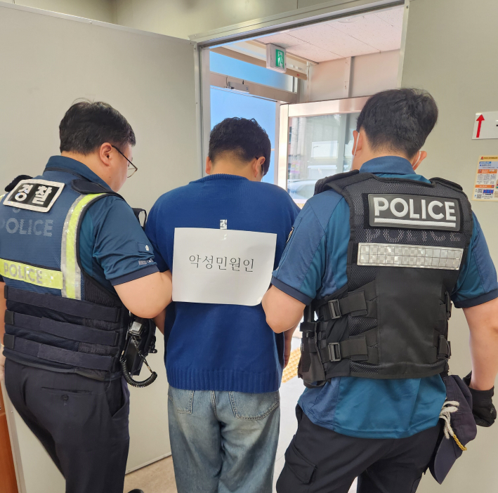 매교동 특이민원 대응 모의훈련 실시