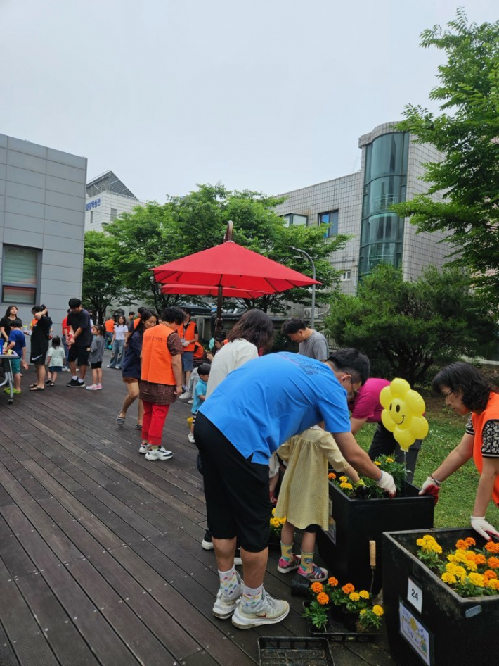 가족과 함께 팜팜데이 행사