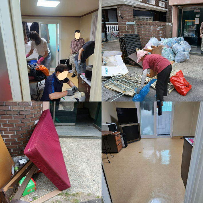 매탄1동은 사례관리대상자의 주거환경개선을 위한 '깔끄미서비스'를 진행했다.