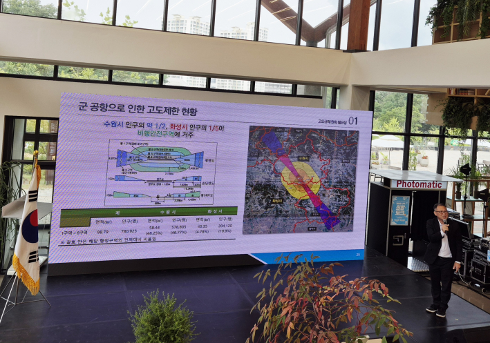 고도제한 관련 주민설명회 모습