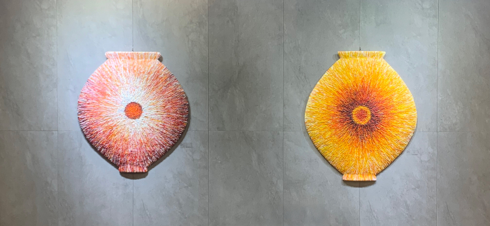 팔달문화센터 지하1층 전시장에서 최범용 작가 초대전이 열리고 있다.