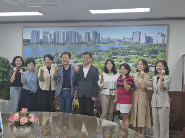 영통구 여성합창단과의 간담회