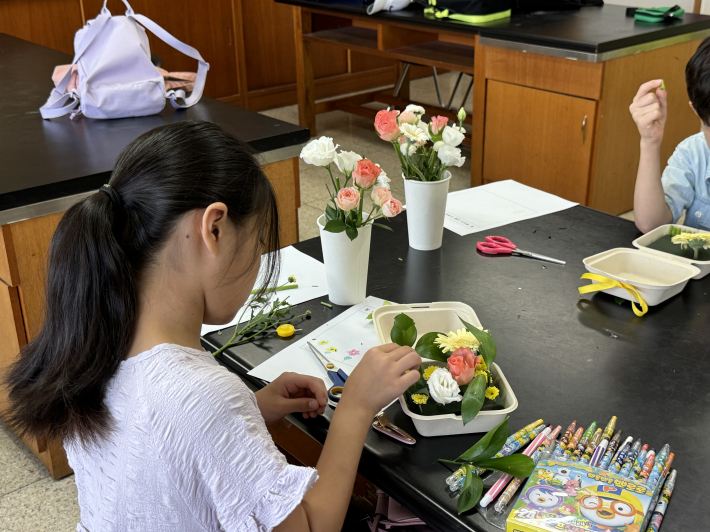 학교사회복지실, 힐링원예로 감성 자극