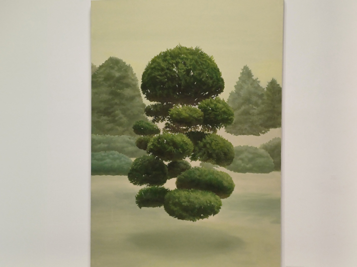 부유하는 풍경, 캔버스에 유채, 116.8×80.3cm, 2025