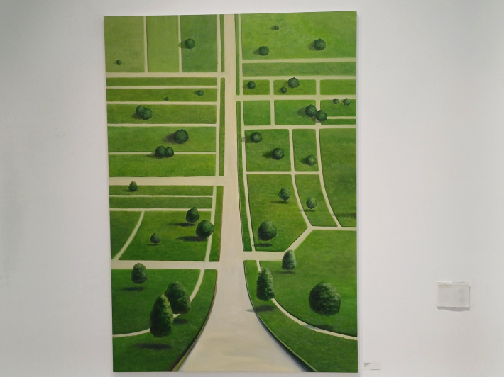 낮게 불어오는 바람, 캔버스에 유채, 162.2×112.1cm, 2025