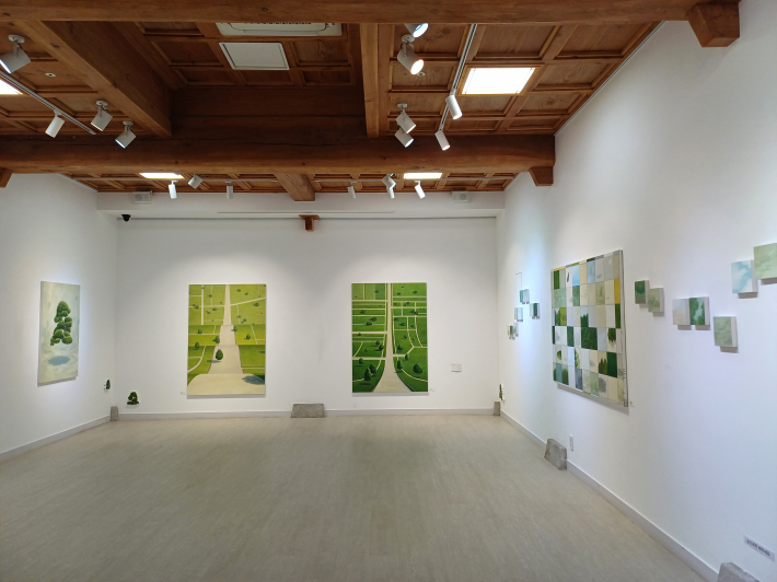 진수원 전시장 전경