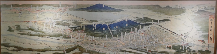 관광의 고도, 수원 觀光, 16.5×65.0cm, 1936(수원박물관 보관)