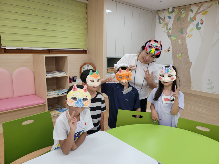 혹부리영감을 읽고 도깨비탈 만들기