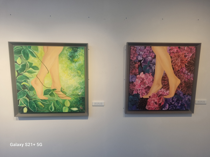 작품명: 소소한 행복과 피어 오르다 