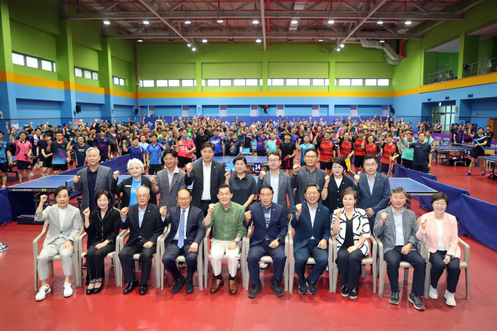 제3회 수원특례시장기 탁구대회 개회식 참석