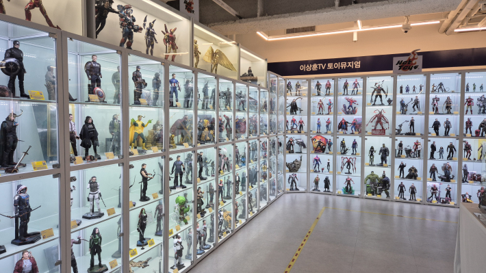 마블의 영화캐릭터 피규어