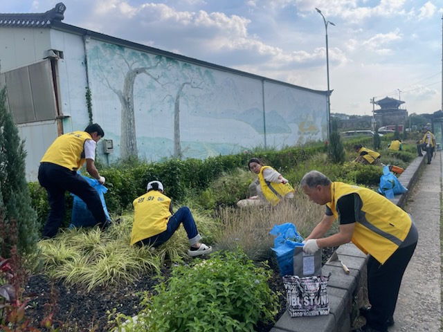 영화동 통장협의회 잡초제거 및 일제대청소