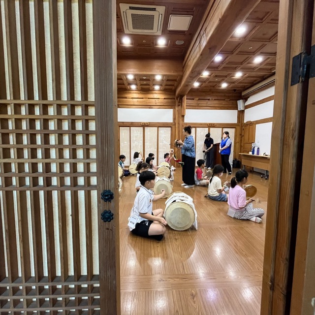2025 정조대왕 능행차 공동재현 어린이 풍물단 실내연습실