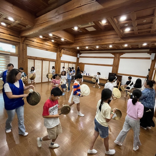 2025 정조대왕 능행차 공동재현 어린이 풍물단 실내연습실