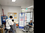 시저스맨 이미용 봉사 사진