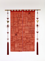 제14회 전국 규방공예 공모전에서 대상을 받은 김효정씨의 작품 ‘태양을 삼킨 조각’