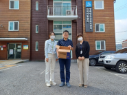 봉사활동 기관으로 추가선정된 노을빛 장애인 주간보호센터에 빵봉사활동을 하고 있다.  