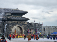 장안문 일대에서 진행된 2025 정조대왕 능행차