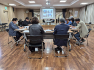 조원1동 CCTV설치 위치선정협의회가 대상지를 심의하고 있다.