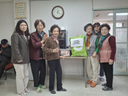 경로당한파쉼터점검 및 김장 백미 전달