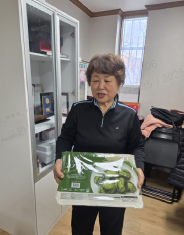 우만1동 충효경로당에 만두 전달