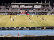 경기중 긴장감이 흐른다.