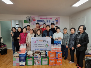 경기장애인 부모연대, 화서2동 경로당 어르신에 생필품 전달