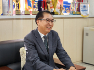 이철규 교장은 학생들의 성장을 직접 보는 것이 가장 큰 보람이라 말했다.