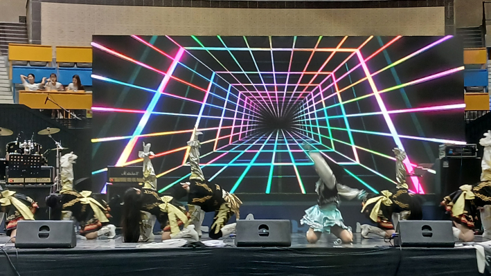 경기대 '거북선' 응원단 공연 장면