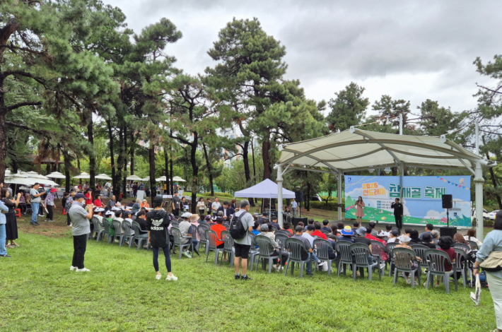 매탄4동 산드래미 참새골 축제 현장