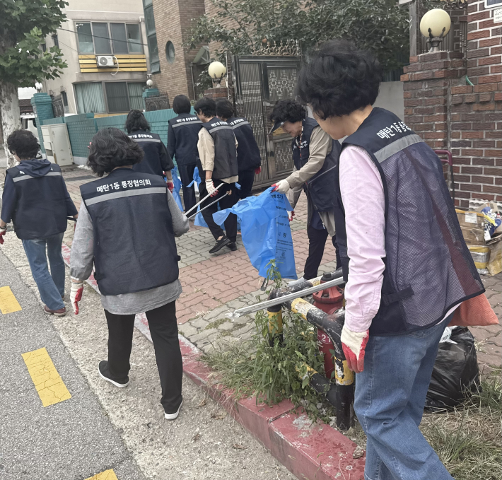 관내 정비활동 모습