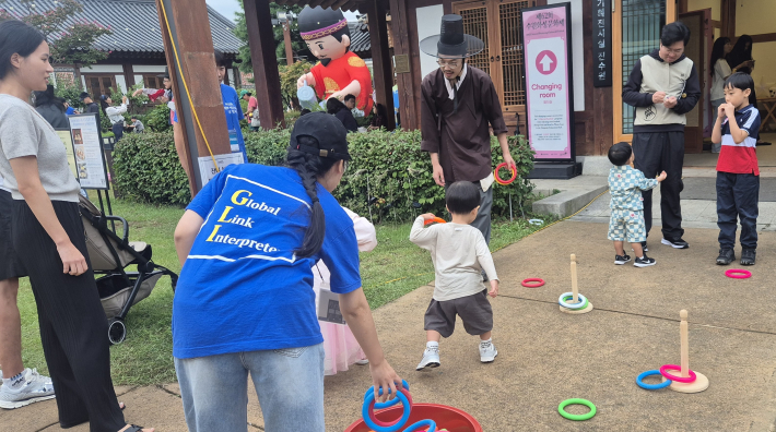 고리던지기에서 조력 활동