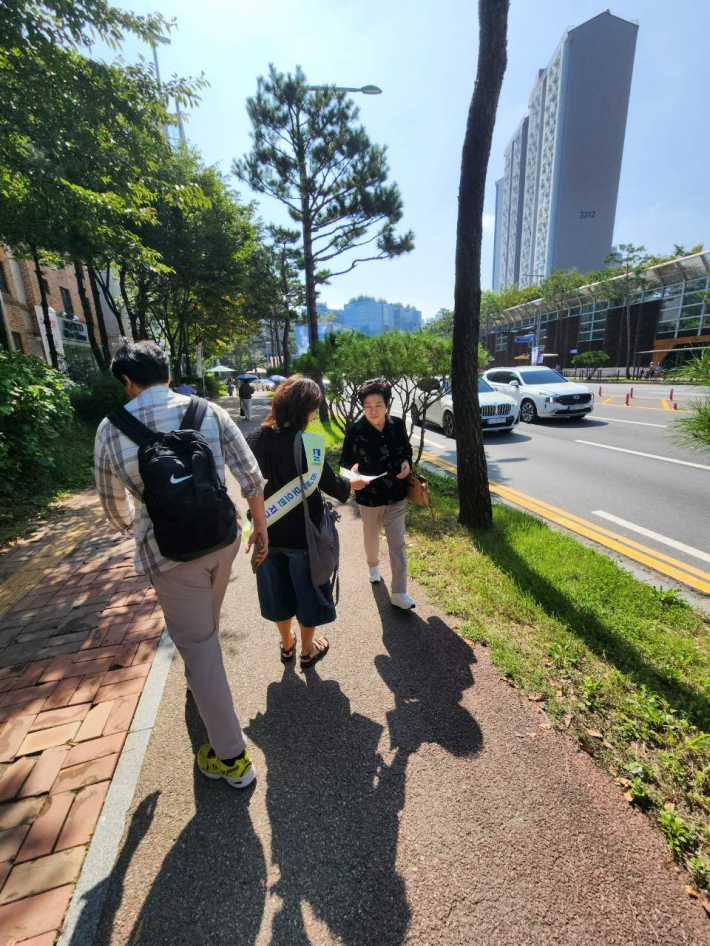 켐페인 진행 현장사진