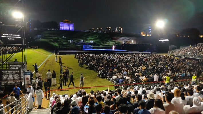 수원판타지 야조 공연 장면