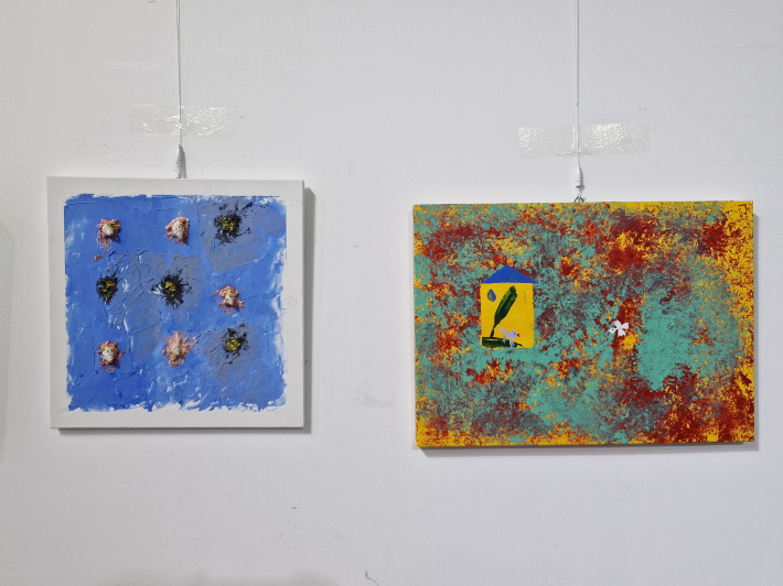 「다름을 품다」 전시에 선보인 작품들