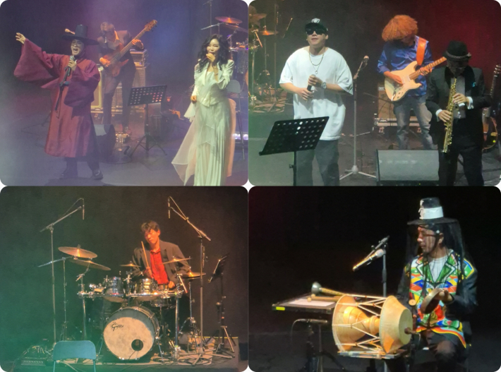 판소리와 재즈, 국악이 만나 빚어낸 황홀한 무대! 관객도 함께 동참하다.