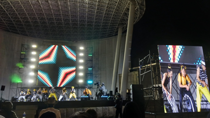 올스타일 청소년부문  '2 WAY LOCKERS'(9명)팀 댄스장면