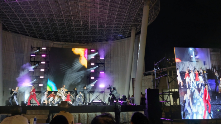 올스타일 청년부문 'BADD COMPANY'팀(21명)댄스 경연 장면