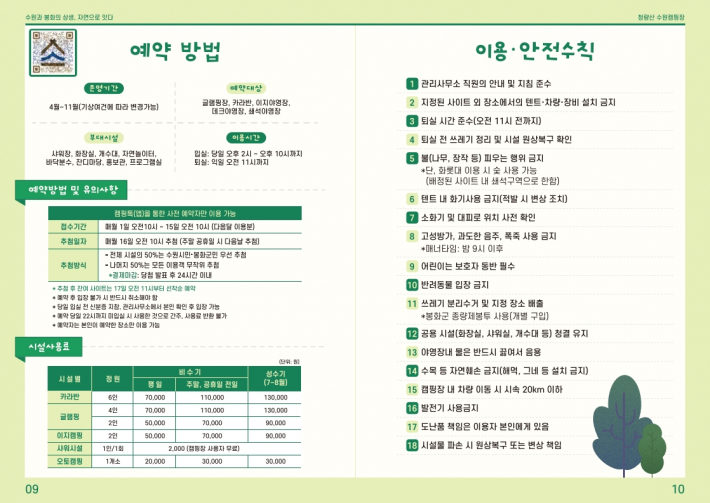 예약방법(출처, 수원시청 홈페이지)