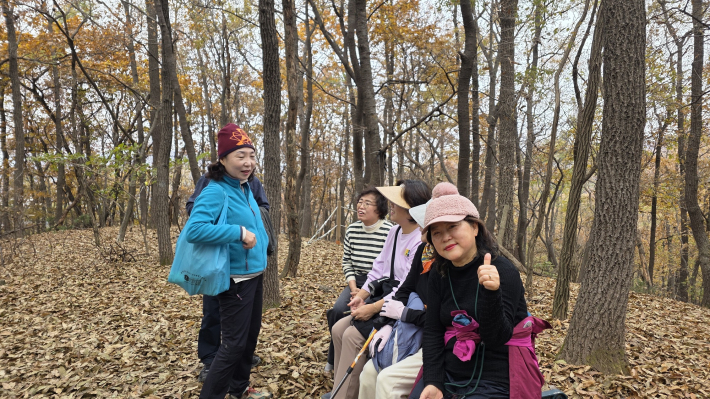 깔딱고개에서 쉬어가기