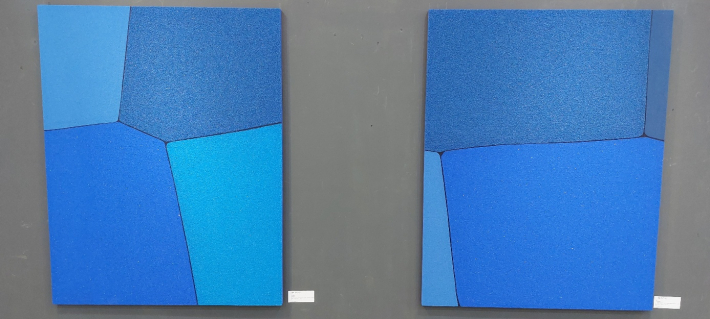 수원화성 성벽에서 아이디어를 얻었다는 김정환 작가 작품