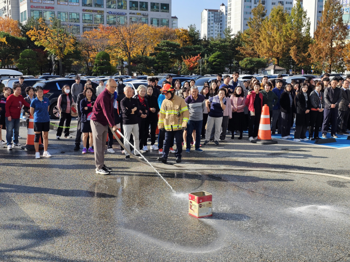 2025년 영통구청 합동소방훈련