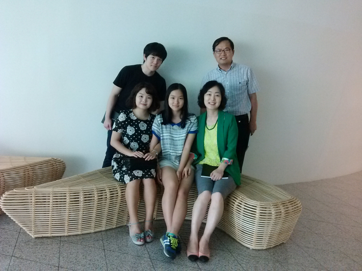 2014년 단란했던 가족사진 (사진 제공=우장문)